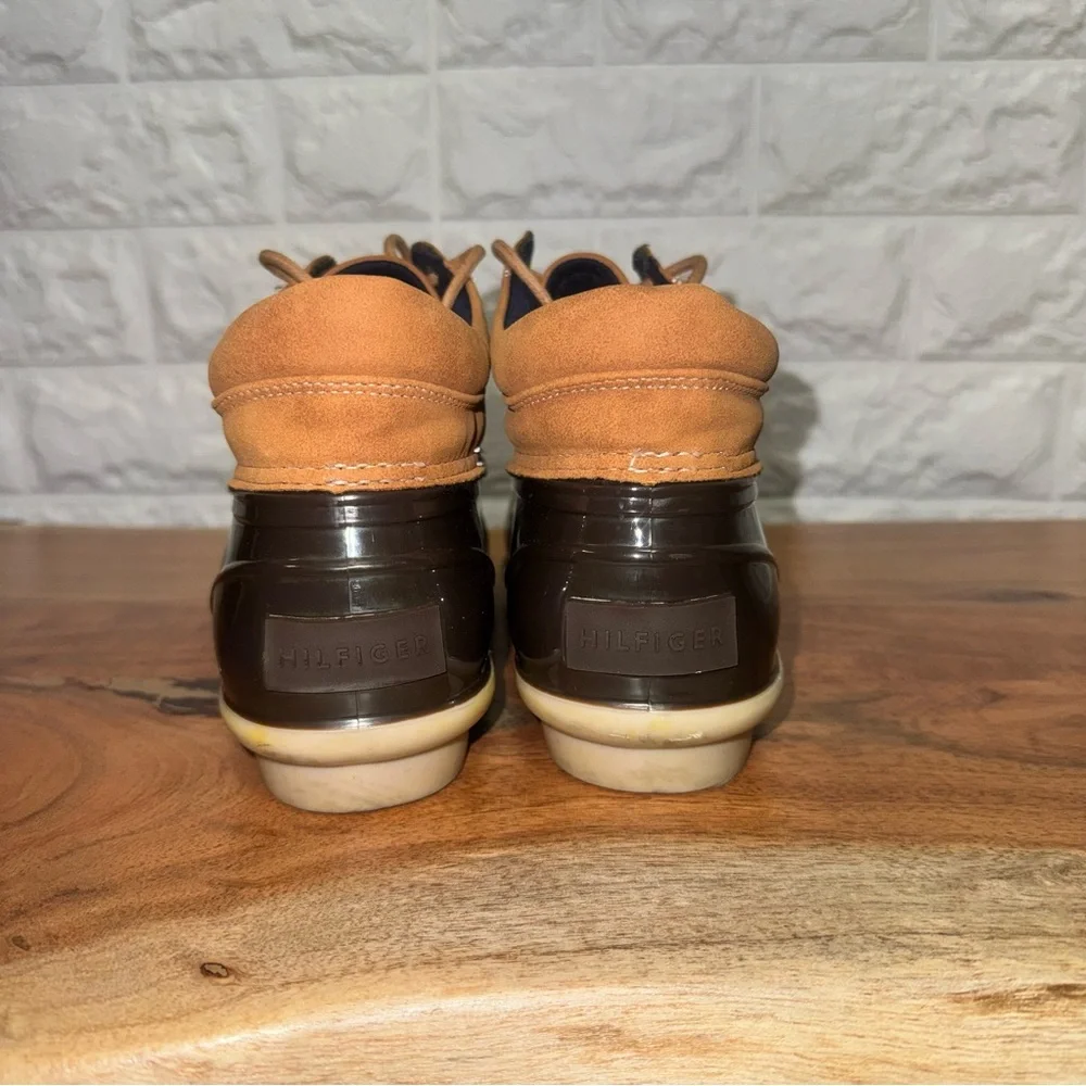 Tommy Hilfiger Men's Tan and Brown‎ Rain Boots